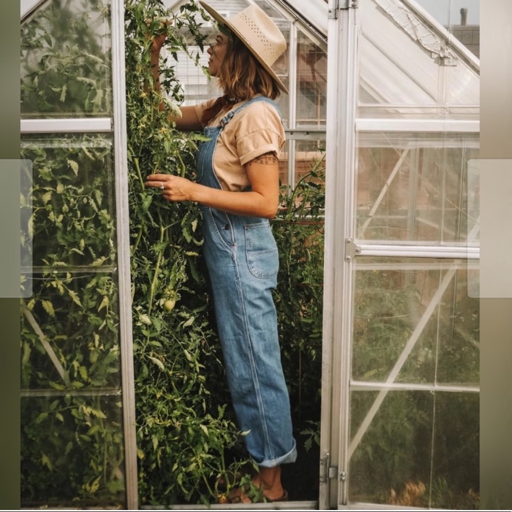Dôen Myrtle Overalls in Antibes Wash